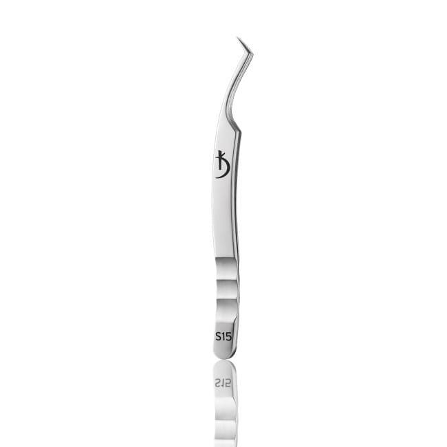 Tweezers for eyelash extensions S15