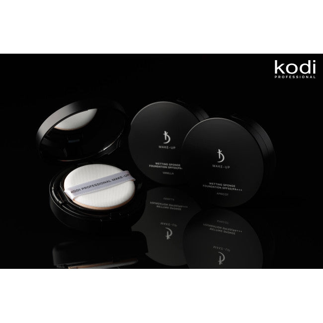 Wetting Sponge Foundation SPF50 / PA +++ Apricot Kodi Professional Make-up, 15g