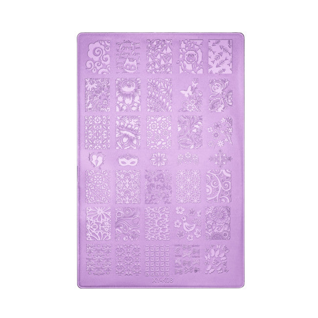 Stamping Plate K08 (9.5x14.5cm)