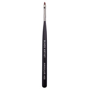Angular Beveled Nail Art Brush "Black Artist" №3S, Handle: Black, Bristle: Nylon