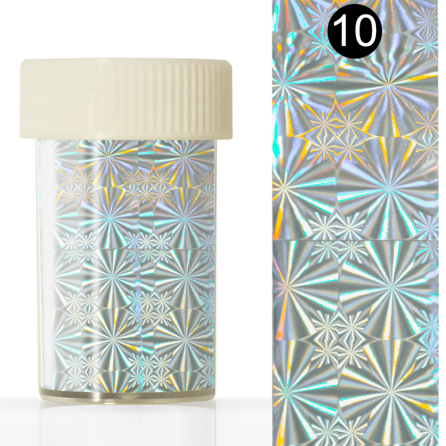 Nail Art Foil in Jar (4*110 cm) №10