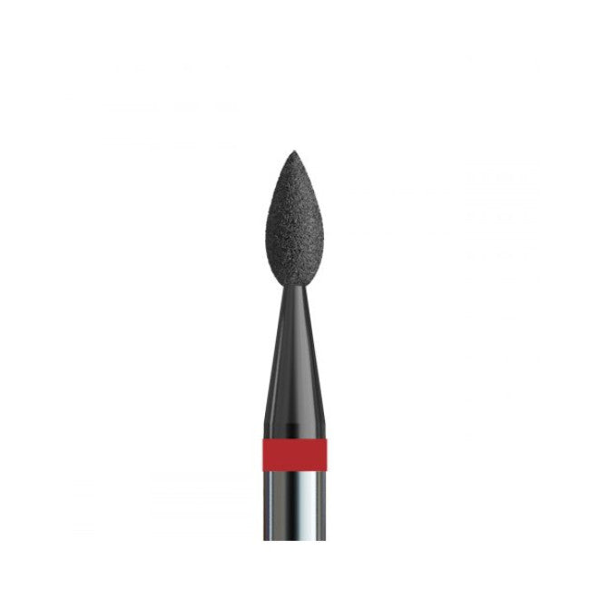 № 154 V104.257.514.018_D (Drill Bit Diamond Flame Small 257, d = 1.8 mm, Soft Abrasive, Carbon Spraying)