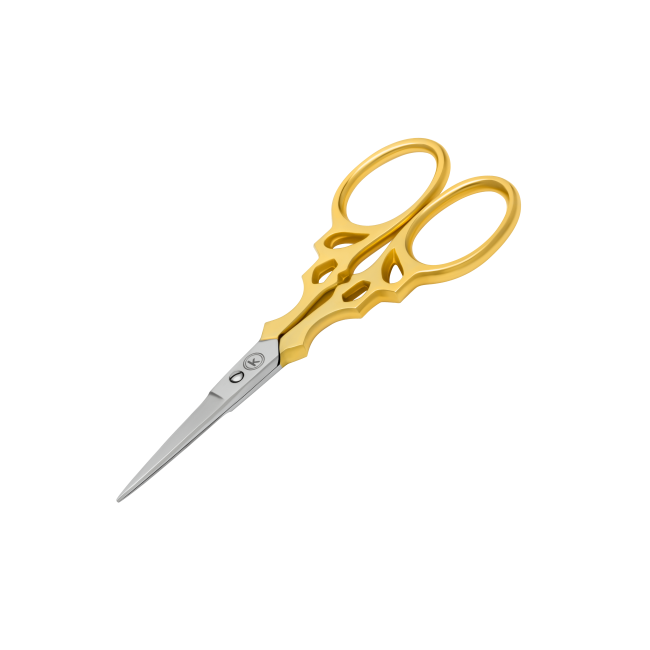 Eyebrow Scissors with Golden Handles