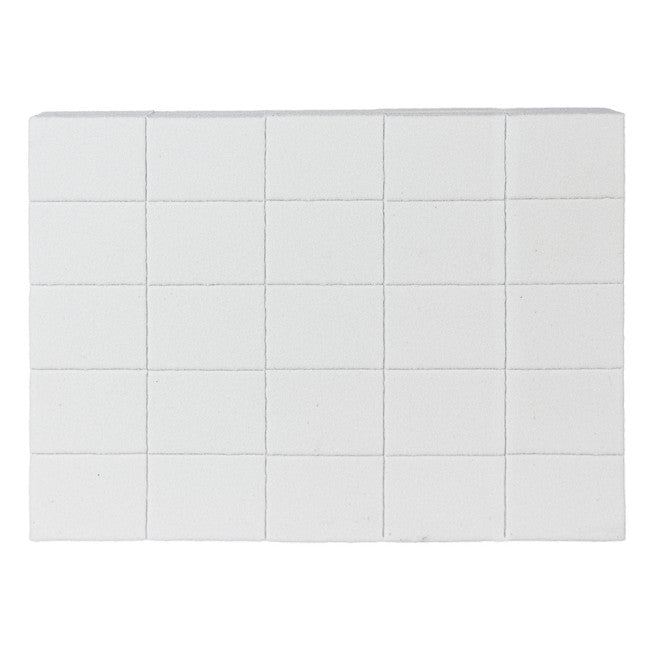 Set of Mini Buffs 120/120, Color: White (50pcs/pack)