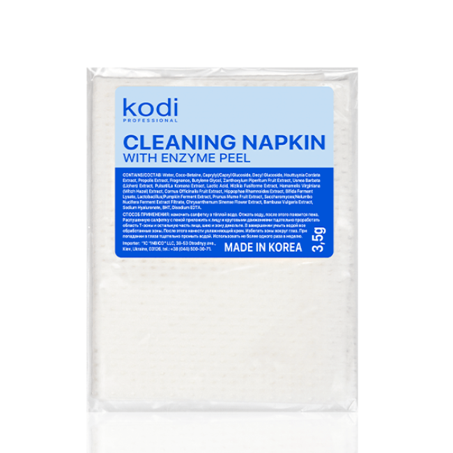 Cleaning Napkin with Enzyme Peel