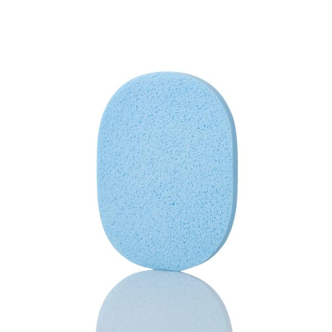 Facial cleansing sponge (color: blue)