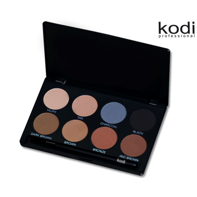 Eyebrow Kit Kodi Professional Make-up (Set of Shadows for Eyebrow Modeling)